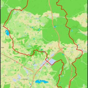 Demptowo – Krykulec – Jezioro Kackie – Gołębiewo – Osowa – Końskie Łąki – Donas – Głodowo – Szlak Wiewiórki – zjazd Jałowcowa
