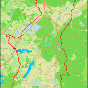 Demptowo – Dąbrówka –  jez.Osowskie – Barniewice – zbiornik Rębiechowo III – Matarnia – Owczarnia – Gołębiewo – Wielki i Mały Kack