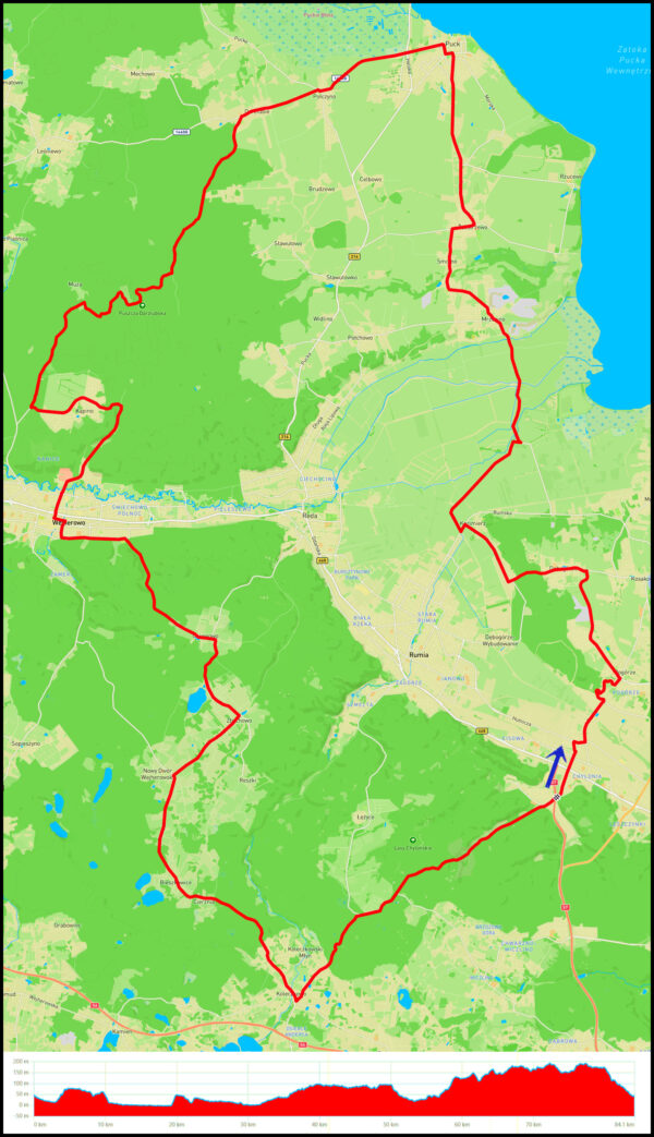 Demptowo - Pogórze - Dębogórze - Kazimierz - Żelistrzewo - Puck - 🌲Puszcza Darżlubska🌳 - Kąpino - Wejherowo - Gniewowo - NDW - Koleczkowo