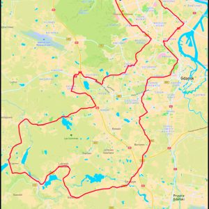 Gdańsk Oliwa – Letnica – Siedlce – Łostowice – Straszyn – Bielkówko – Kolbudy – Łapino Kartuskie – Sulmin – Otomin – Kiełpinek – Piecki-Migowo – Wrzeszcz