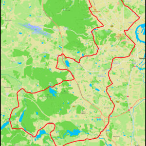 Gdańsk Oliwa – Letnica – Siedlce – Łostowice – Straszyn – Bielkówko – Kolbudy – Łapino Kartuskie – Sulmin – Otomin – Karczemki – Piecki-Migowo – Wrzeszcz