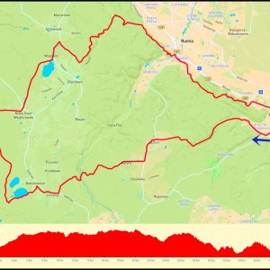 Demptowo – Łężyce – jez. Zawiat – jez. Borowo – NDW – Wyspowo – Rumia Góra Markowca – Cisowa