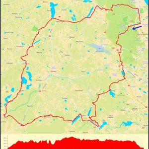 Gdańsk Oliwa – Matarnia – Otomin – Sulmin – Kolbudy – Łapino Kartuskie – Skrzeszewo Żukowskie – Borcz – Mezowo – Sitno – Kczewo – Tokary – Borowiec – Osowa – Reja