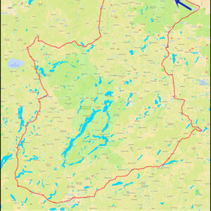 Demptowo – Reda – Wejherowo – Gościcino – Luzino – Strzepcz – Popopwo – Łebunia – Sierakowice – Sulęczyno – Kościerzyna – Przywidz – Kolbudy – Żukowo – Kielno – Koleczkowo