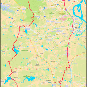 Gdańsk Oliwa – Szwedzka Grobla – Matemblewo – Kiełpinek – jez. Otomińskie – zbiornik wodny Kolbudy – Bielkówko – Juszkowo – Rotmanka – Orunia – Wrzeszcz – falowiec