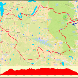 Gdańsk Oliwa – Matemblewo – Kokoszki – Leźno – Pępowo – Miszewko – Borowiec – Nowy Świat – Osowa