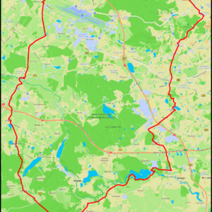 Oliwa – Morena – Kowale – Jankowo Gdańskie – jezioro Straszyńskie – Pręgowo – Ostróżki – Czapielsk – Przyjaźń – Lniska – Rębiechowo – zbiornik Klukowo – Owczarnia – Dolina Ewy