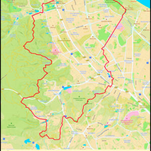 Gdańsk Oliwa – Park Reagana – Park Jaśkowa Dolina – Brętowo – Jasień – Matemblewo – Tomac – Samborowo