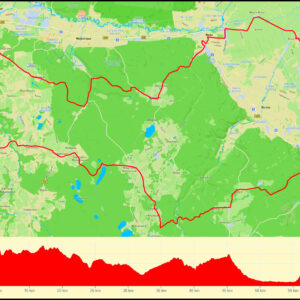 Demptowo – Łężyce – Piecewo – Sopieszyno – Dąbrówka (Muzeum Techniki Wojskowej GRYF) – Gościcino – Pętkowice – Gniewowo – Reda – Moście Błota – Kazimierz – Zaklęty Zamek – Suchy Dwór