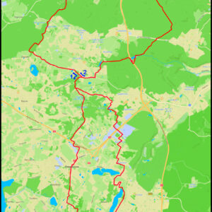 Demptowo -Marszewo -Głodowo -Chwaszczyno -Nowy Świat -jez. Wysockie -Kukawka -Dąbrowa -Wiczlino