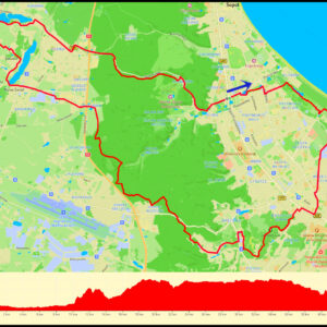 Gdańsk Oliwa – Park imienia R.Reagana – Jaśkowy Las – Brętowo – Matemblewo – Dolina Bobrów – Owczarnia – jez. Wysockie – jez. Osowskie – Osowa – Rynarzewo