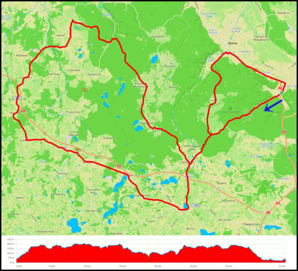 Demptowo - Koleczkowo - Kielno - Szemud -  Głazica - Częstkowo - Robakowo - Pętkowice - NDW - Łężyce - Szmelta