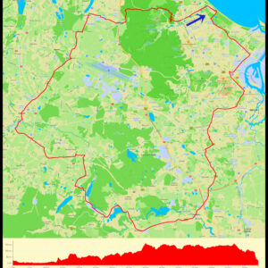 Oliwa – Jelitkowo – Letnica – Siedlce – Straszyn – Bielkówko – Kolbudy – Widlino – Otomino – Żukowo – Pępowo – Rębiechowo – Nowy Świat – Owczarnia – Rynarzewo – Pachołek