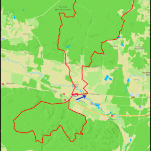 Bożepole Wielkie -Łęczyn -Puszcza Wierzchucińska -Chmieleniec -Jelenia Góra -rez.Paraszyńskie Wąwozy