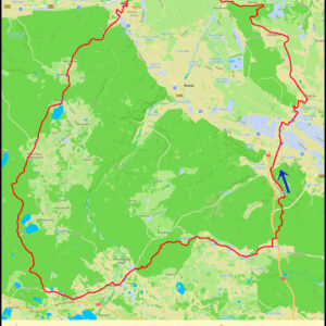 Demptowo – Pogórze – Dębogórze – Zaklęty Zamek – Kazimierz – Moście Błota – Reda – Gniewowo -Wyspowo – NDW – leśniczówka Kamień – Koleczkowo – Chwarzo-Wiczlino