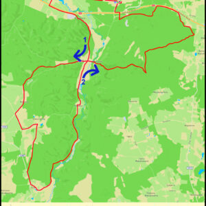 Strzebielino Morskie – Bożepole Małe – Borówko – Łówcz Górny – Osiek – Paraszyno