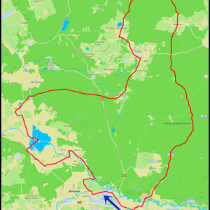 Wejherowo -jez. Orle -Góra -Kniewo -Mała Piaśnica -Leśniewo -Domatowo -Mechowo -Puszcza Darżlubska