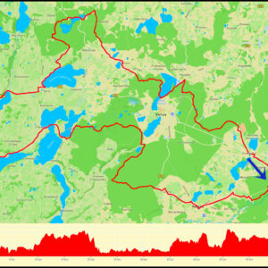 Dzierżążno -Kiełpino -Rekowo -Chmielno -Reskowo -Garcz -Sianowo Leśne -Prokowo -Kartuzy -Grzybno