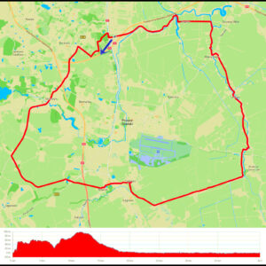 Gdańsk Lipce – Park Ferberów – Straszyn – Rekcin – Rusocin – Grabiny-Zameczek – Mokry Dwór – Krępiec