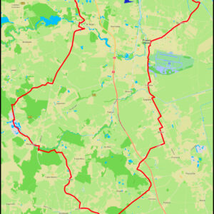 Gdańsk Lipce – Jankowo – Straszyn – Żuławka – Kleszczewo – Kaczki – Gołębiewo Wielkie – Sobowidz – Ulkowy – Różyny – Cieplewo – Pruszcz Gdański – Rokitnica