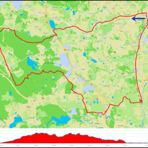 Gdańsk -Jasień -Kokoszki -Las Sulmiński -Jankowo Gdańskie -Straszyn -góra Św.Wojciecha -widok “Hugo”