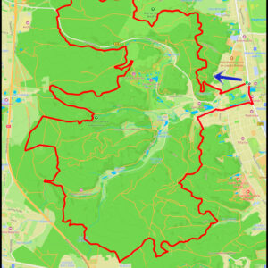 Gdańsk Oliwa – Świemirowo – leśniczówka Borodziej – Owczarnia – BigFoot Bajkowe – wzniesienie Marii – Gliniasta Droga – Matarnia – Samborowo – Zielona Dolina – Głowica