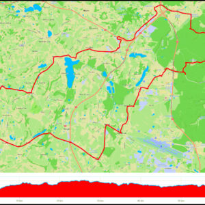 Sopot Kamienny Potok – Dąbrowa – Chwaszczyno – Warzno – Czeczewo – Trzy Rzeki – Załęże – Przodkowo – Kczewo – Pępowo – Rębiechowo – Nowy Świat – Gołębiewo