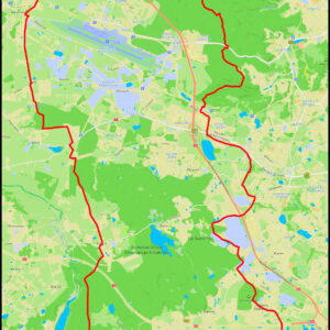 Gdańsk Osowa – Matemblewo – Jasień – Straszyn – Radunia – Kolbudy – Sulmin – Leźno – Czaple – Rębiechowo – Nowy Świat