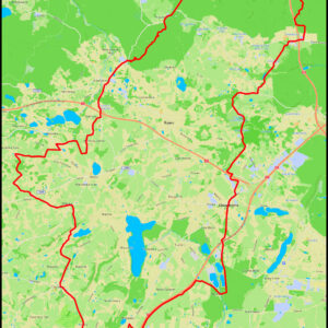 Demptowo – Koleczkowo – Mrówczy Zamek – Kieleńska Huta – Rębiska – Czeczewo – Tokary – Borowiec – Chwaszczyno – Chwarzno