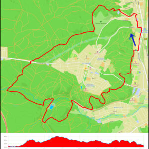 CH Riviera – Działki Leśne – Chwarznieńska – Krykulec – potok Źródło Marii – Witomino