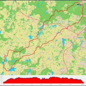 Demptowo – Łężyce – Piekiełko – Kamień – Otalżyno – Pomieczyno – Sianowo – Rzym – Garcz – Pomieczyńska Huta – Hopy – Trzy Rzeki – Leśno – Kielno – Bojano – Chwarzno